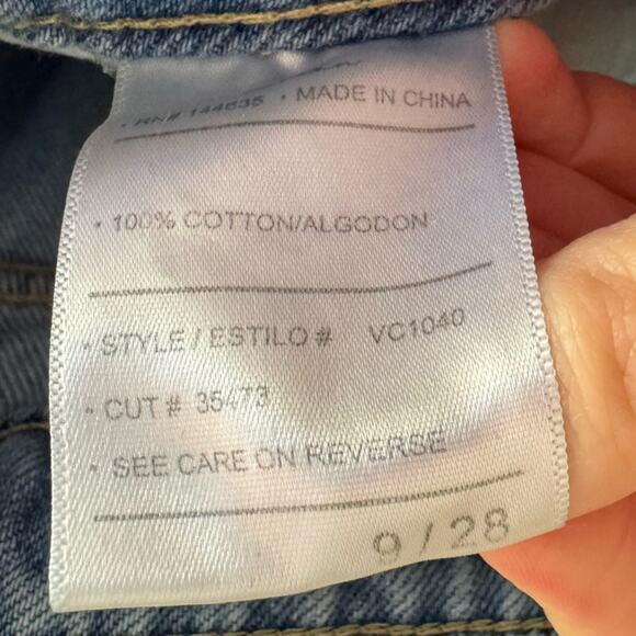 KanCan High Rise Distressed Straight Leg Jeans Size 28 - Picture 6 of 7